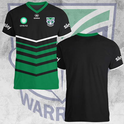 New Zealand Warriors NRL 2025 Limited Edition V-neck T-Shirt TM NTA V3