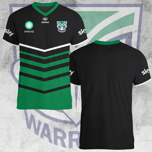 New Zealand Warriors NRL 2025 Limited Edition V-neck T-Shirt TM NTA V3