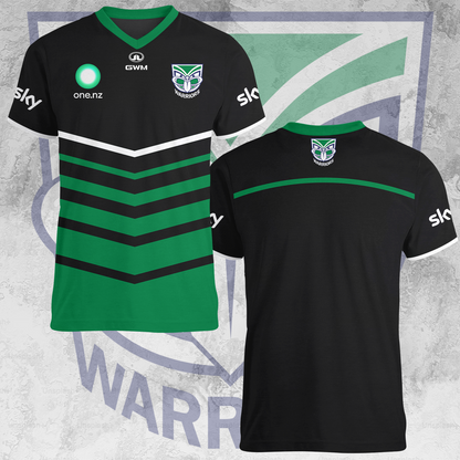 New Zealand Warriors NRL 2025 Limited Edition V-neck T-Shirt TM NTA V4