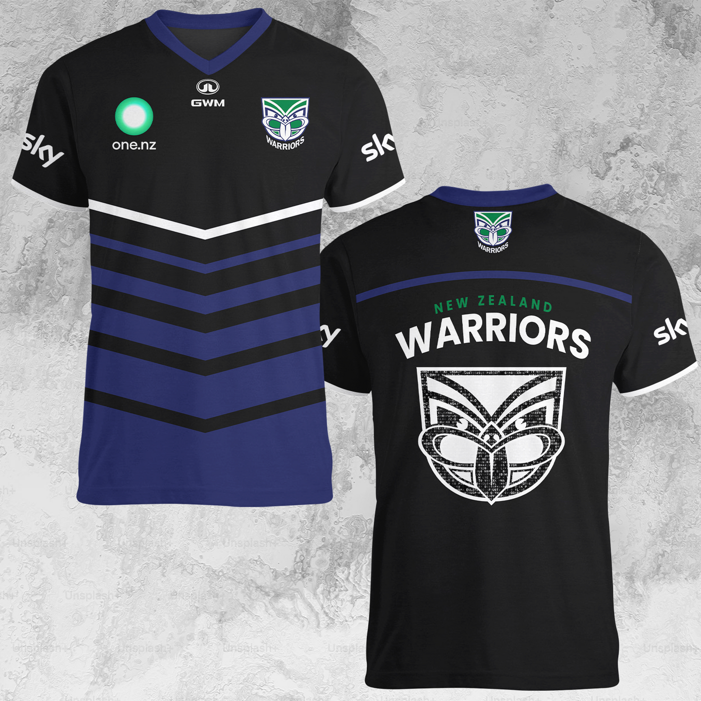 New Zealand Warriors NRL 2025 Limited Edition V-neck T-Shirt TM NTA V6