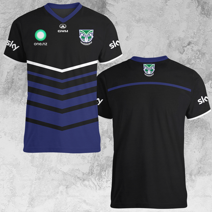 New Zealand Warriors NRL 2025 Limited Edition V-neck T-Shirt TM NTA V8