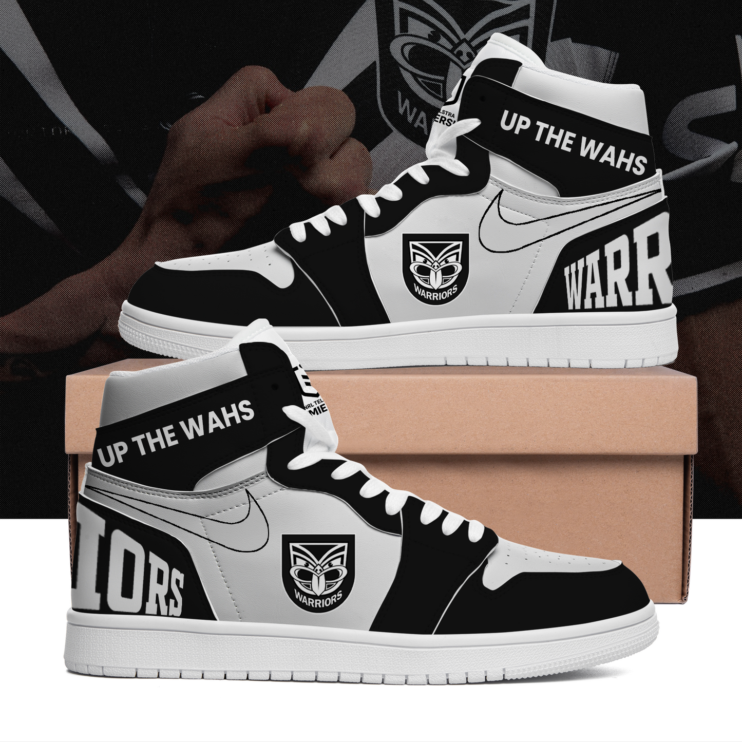 New Zealand Warriors NRL 2025 Newest Air Jordan 1 TM NTA V1