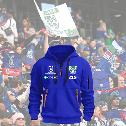 New Zealand Warriors NRL 2025 Zipper Hoodie TM NTA V1