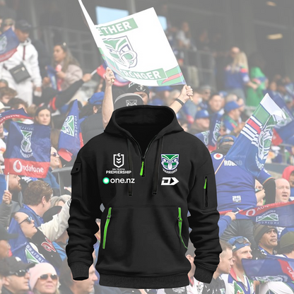 New Zealand Warriors NRL 2025 Zipper Hoodie TM NTA V2