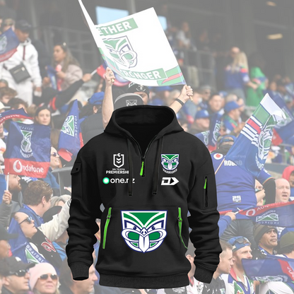 New Zealand Warriors NRL 2025 Zipper Hoodie TM NTA V5