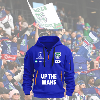 New Zealand Warriors NRL 2025 Zipper Hoodie TM NTA V9