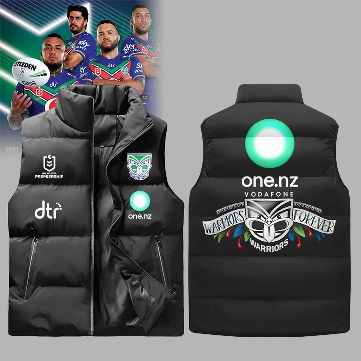 New Zealand Warriors NRL Limited Edition Cotton Vest TM V1