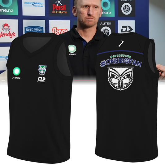 New Zealand Warriors NRL One Big Fan Limited Edition BK Jersey TM V1