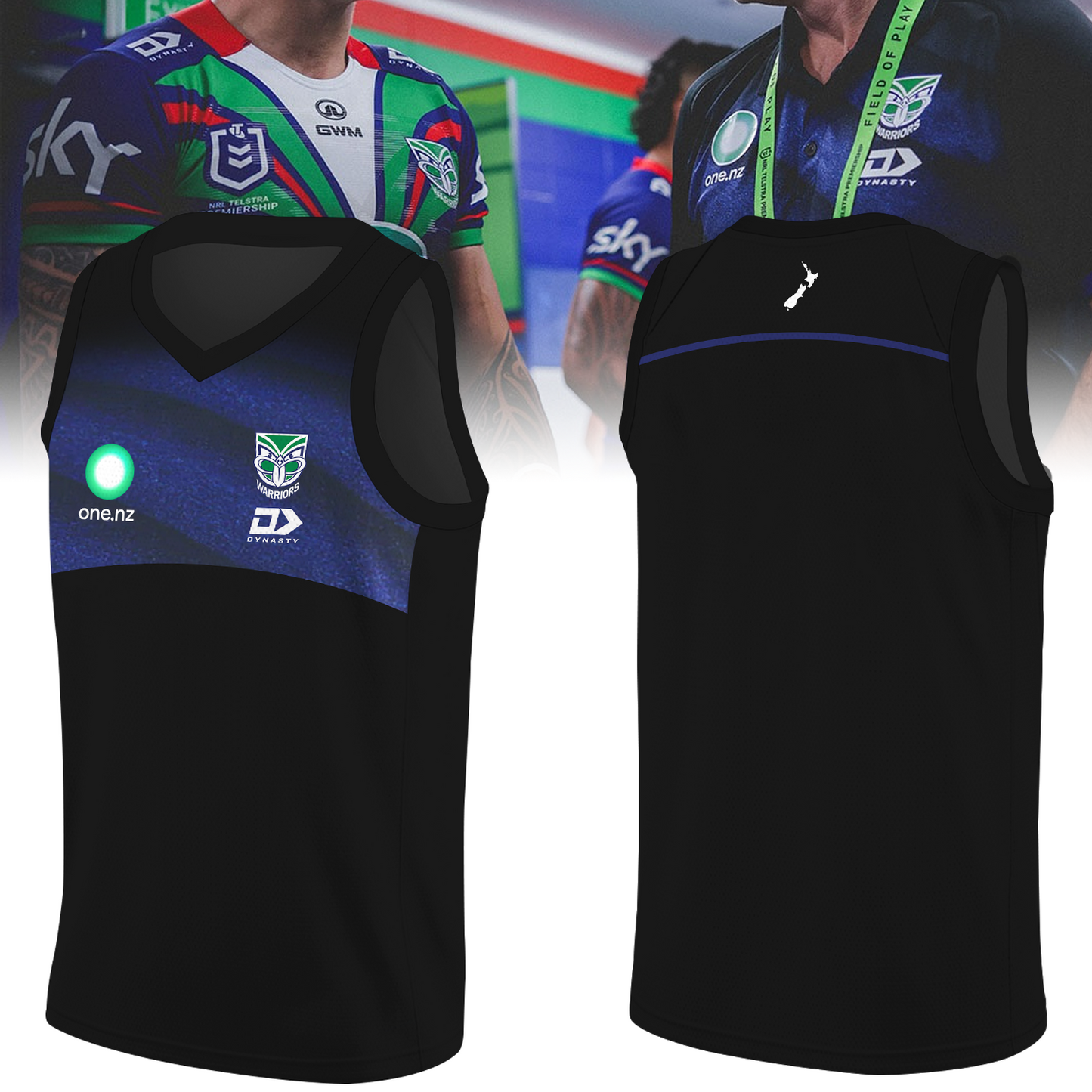 New Zealand Warriors NRL One Big Fan Limited Edition BK Jersey TM V4