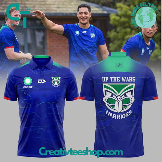New Zealand Warriors NRL Up The Wahs 2025 Limited Edition Polo Shirt TM - Super Savings When Buying Combo V2