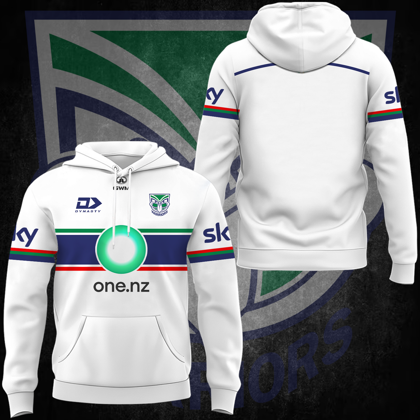 New Zealand Warriors NRL Up The Wahs Limited Edition Hoodie TM V2