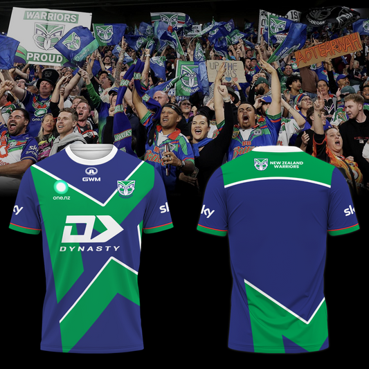 New Zealand Warriors NRL Up The Wahs Limited Edition T-Shirt TM - You will save more when you buy the clothes and hat combo V3