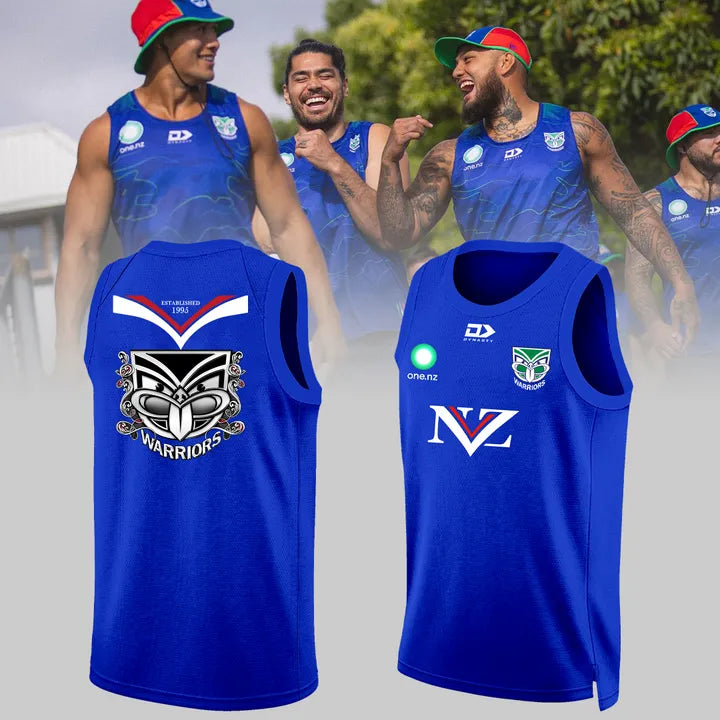 New Zealand Warriors NRL Up The Wahs One NZ v1 Jersey TM