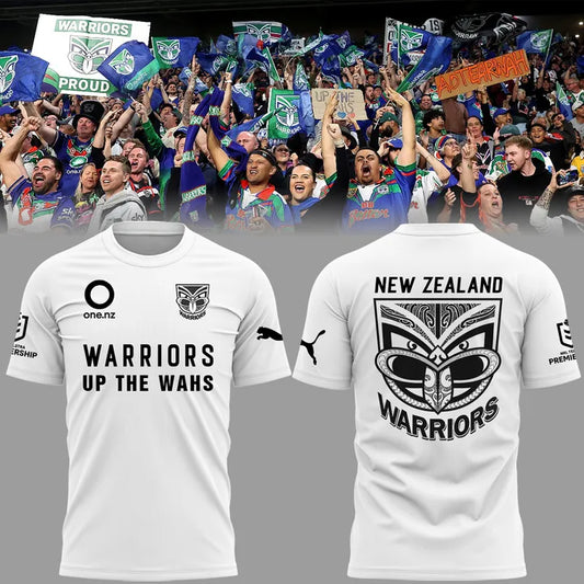 New Zealand Warriors NRL Up The Wahs V1 T-Shirt TM
