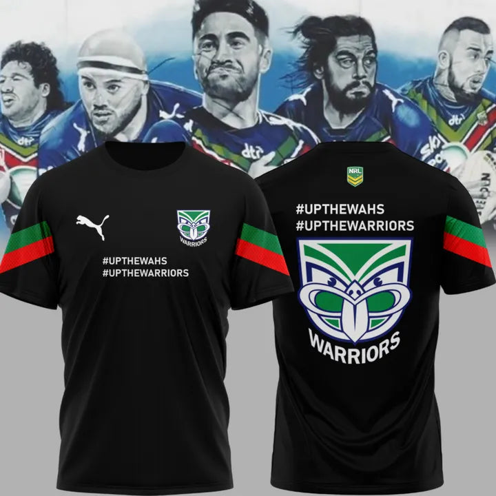 New Zealand Warriors NRL Up The Wahs V6 T-Shirt TM