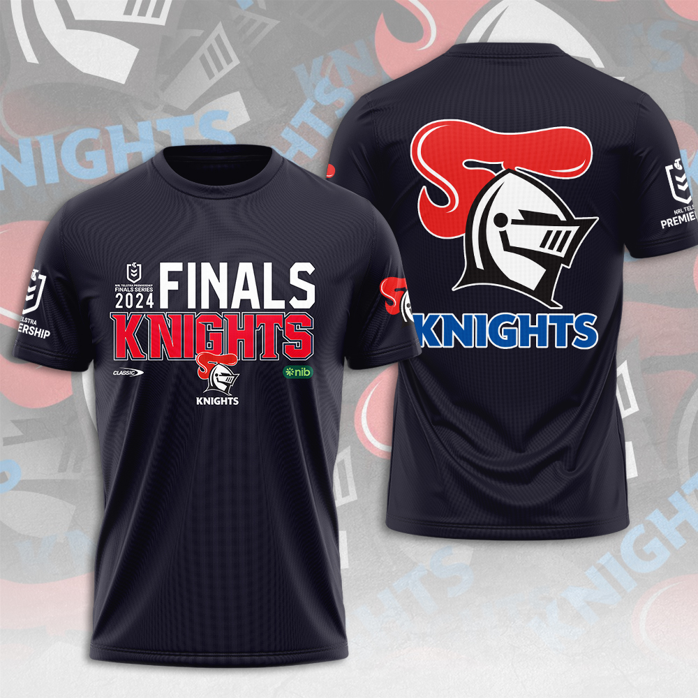 Newcastle Knights NRL 2025 Limited Edition T-Shirt TM - You will save more when you buy the clothes and hat combo V4