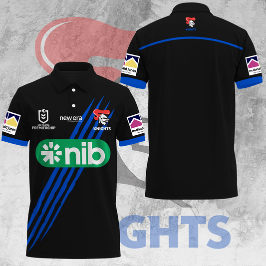 Newcastle Knights NRL 2025 Special Edition Polo Shirt TM V2