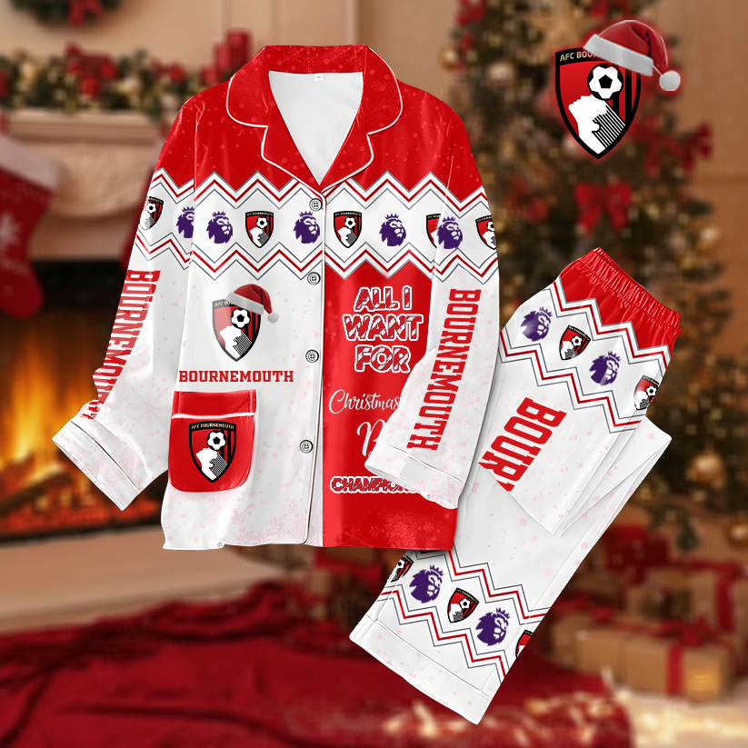 NFL BOU Button Down Pajamas V1 NAK HLPHUONG