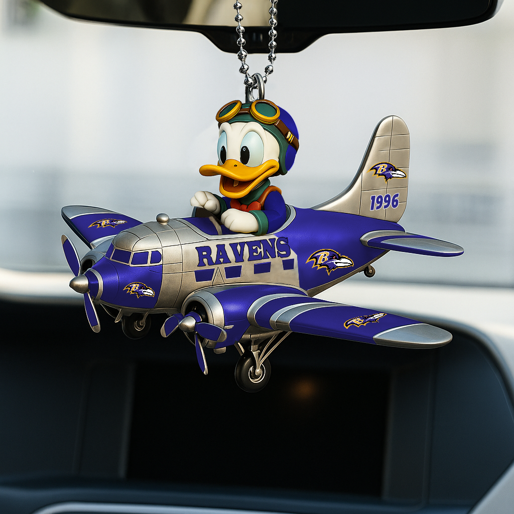 NFL BR x DN Duck Premium Car Hanging Ornament DDT CTND