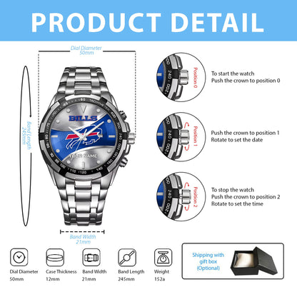 NFL Buffalo Bills - Alloy Men Quartz Watch NDT