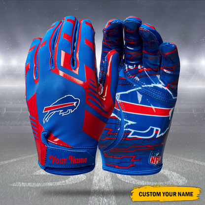 NFL Buffalo Bills Gloves Custom Name