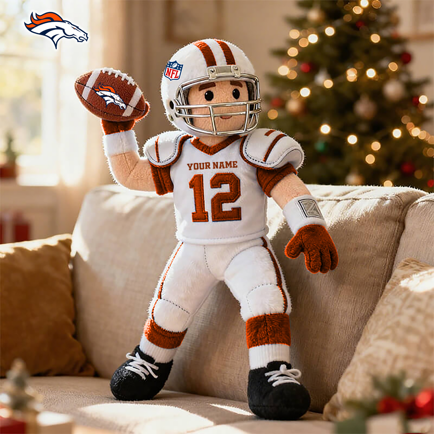 NFL DB American football character-shaped pillows V1 NAK HLPHUONG