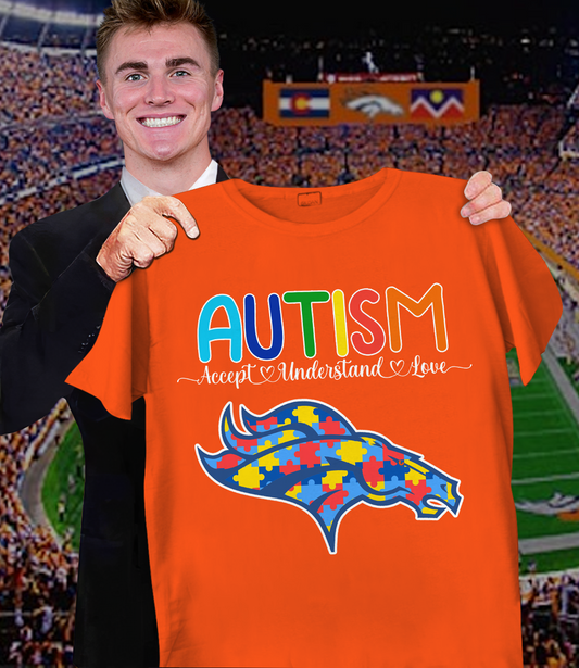 NFL Denver Broncos Support Autism Shirt