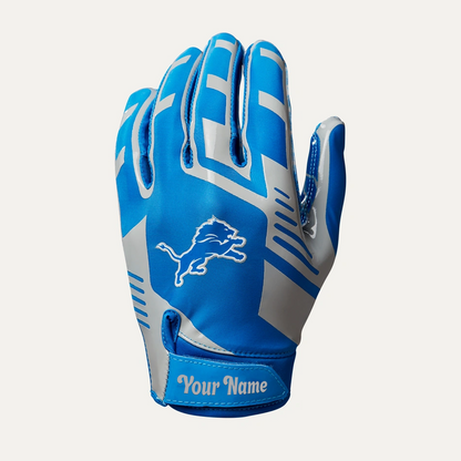 NFL Detroit Lions Gloves Custom Name