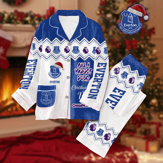 NFL EVE Button Down Pajamas V1 NAK HLPHUONG