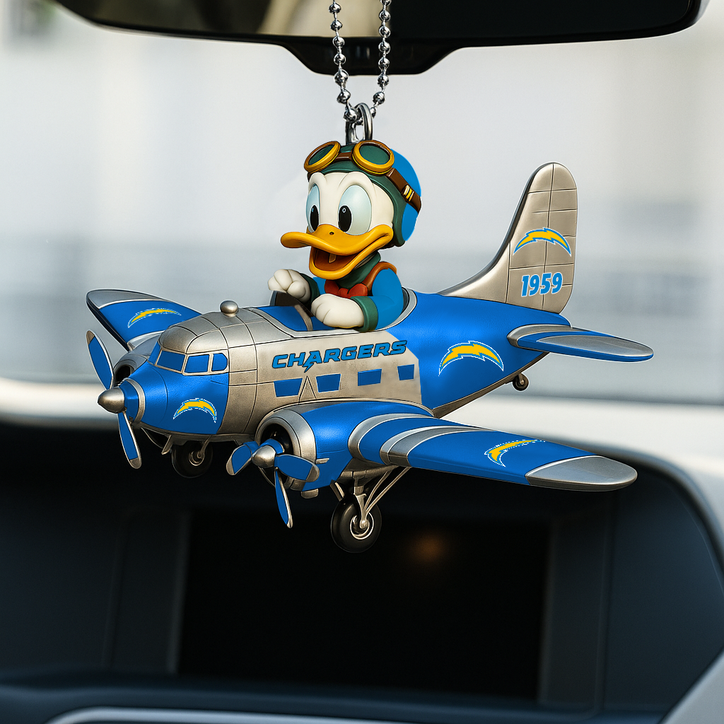 NFL LAC x DN Duck Premium Car Hanging Ornament DDT CTND