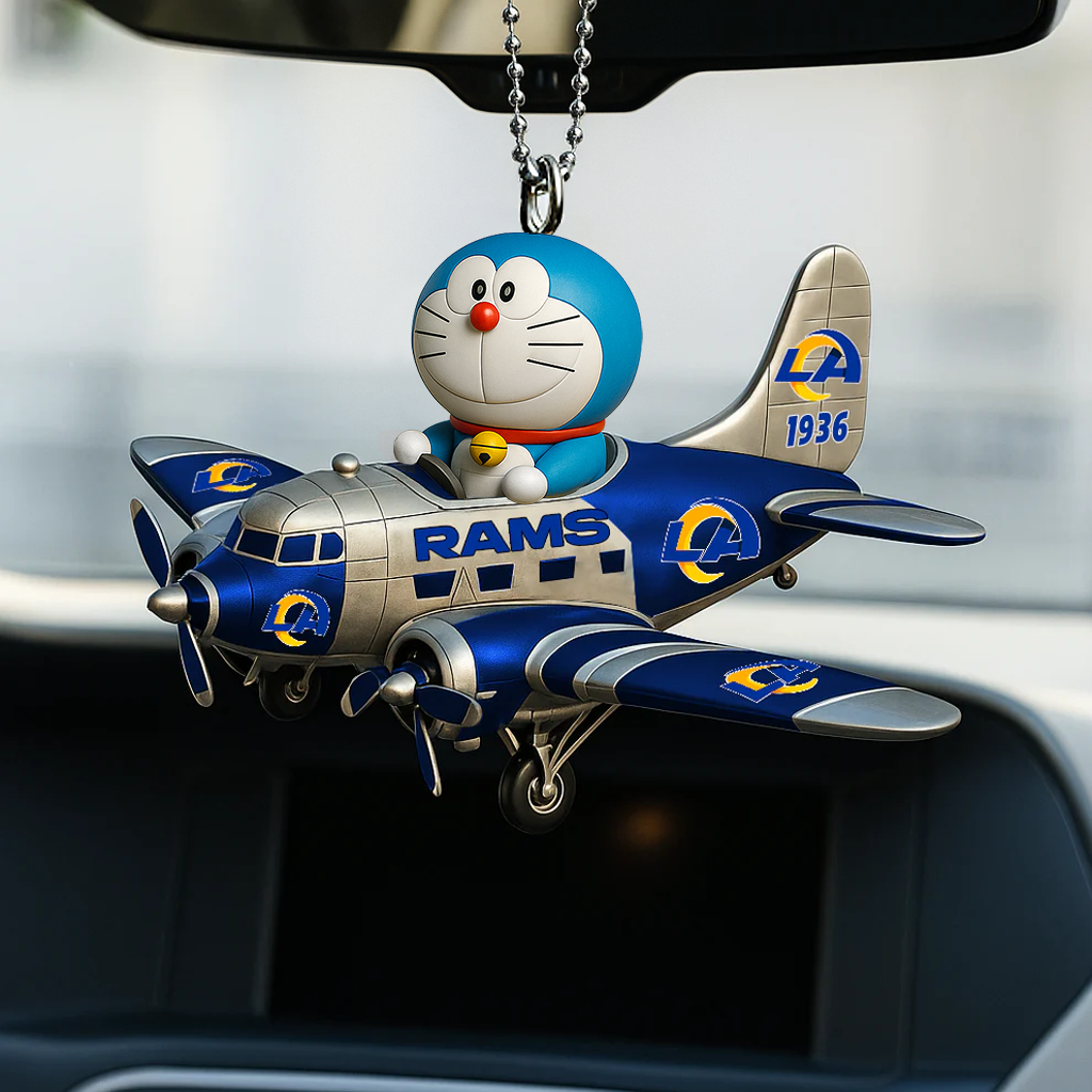 NFL LAR x DRM Premium Car Hanging Ornament DDT NTL