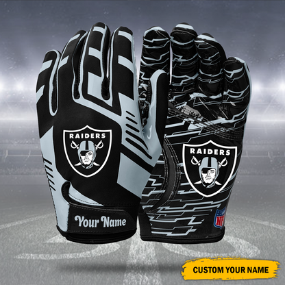 NFL 32 Team Stretch Fit Gloves Custom Name