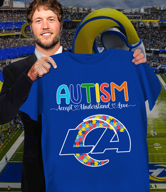NFL Los Angeles Rams Support Autism Shirt