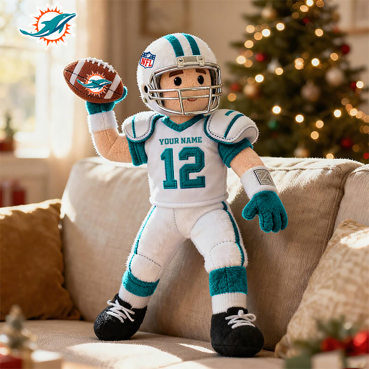 NFL MD American football character-shaped pillows V1 NAK HLPHUONG