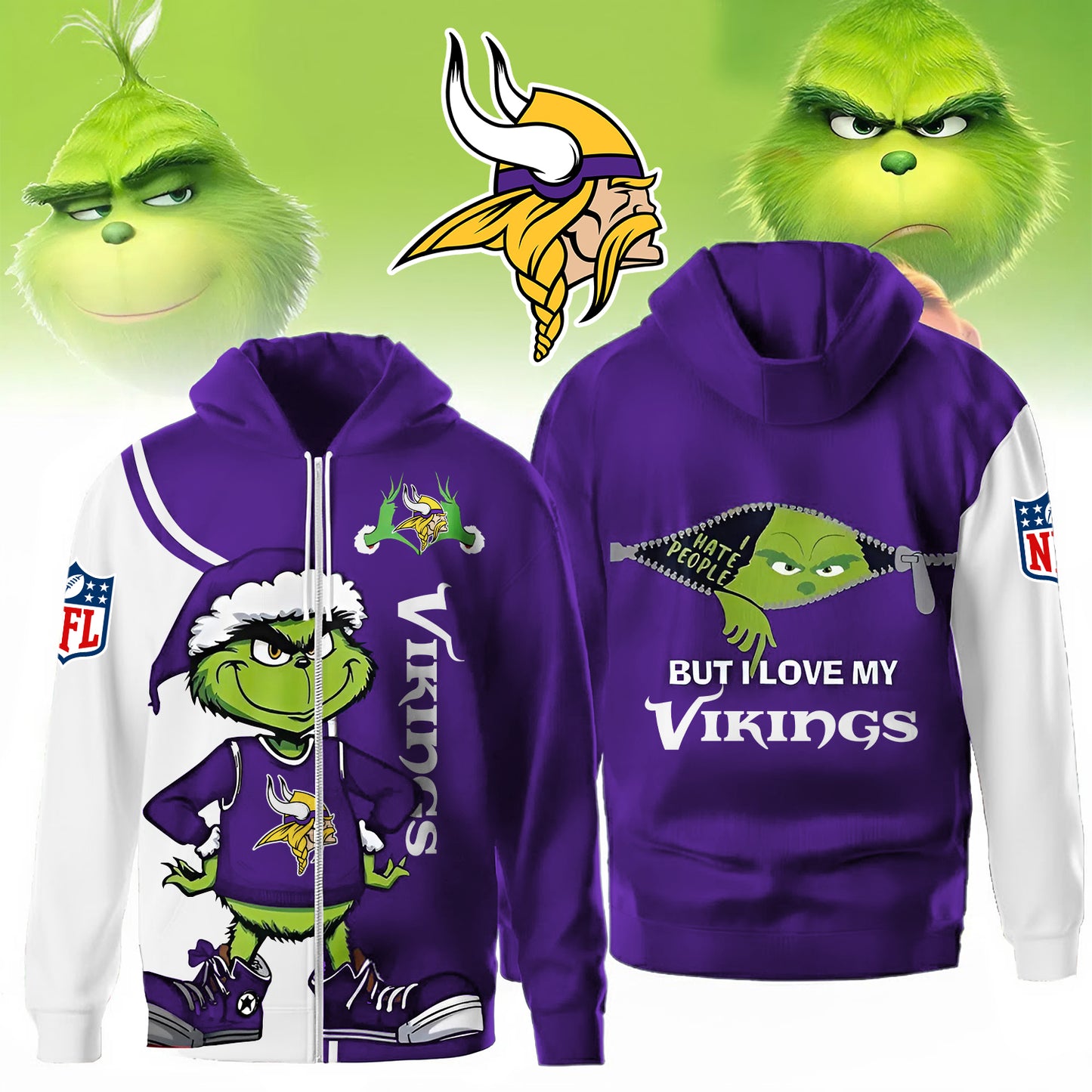 NFL MIN Christmas Mischief hoodies, apparel, posters available V1 NAK NHM