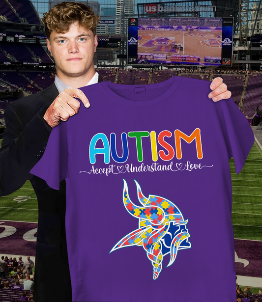 NFL Minnesota Vikings Support Autism Shirt