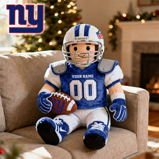NFL NYG American football character-shaped pillows V1 NAK HLPHUONG