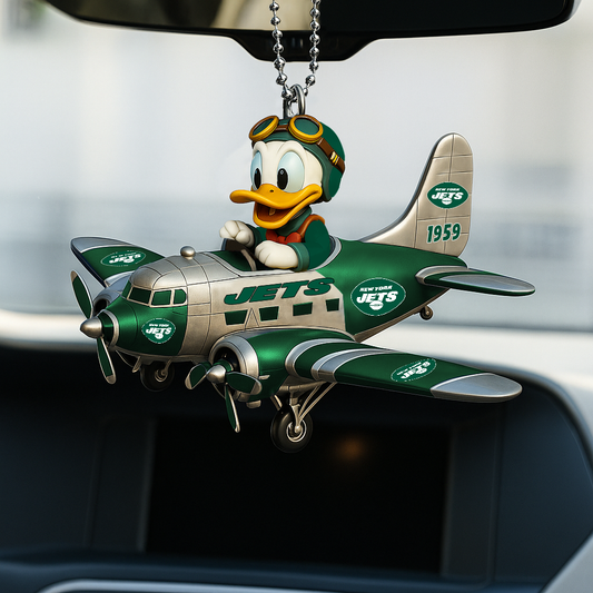 NFL NYJ x DN Duck Premium Car Hanging Ornament DDT CTND