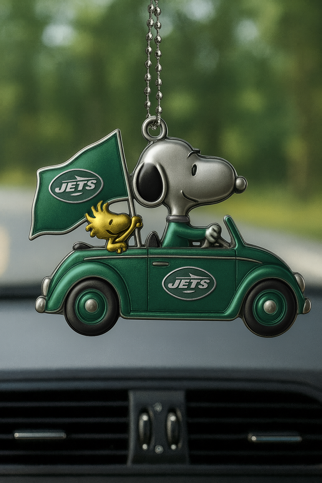 NFL NYJ x SNP V2 Premium Car Hanging Ornament DDT NTL