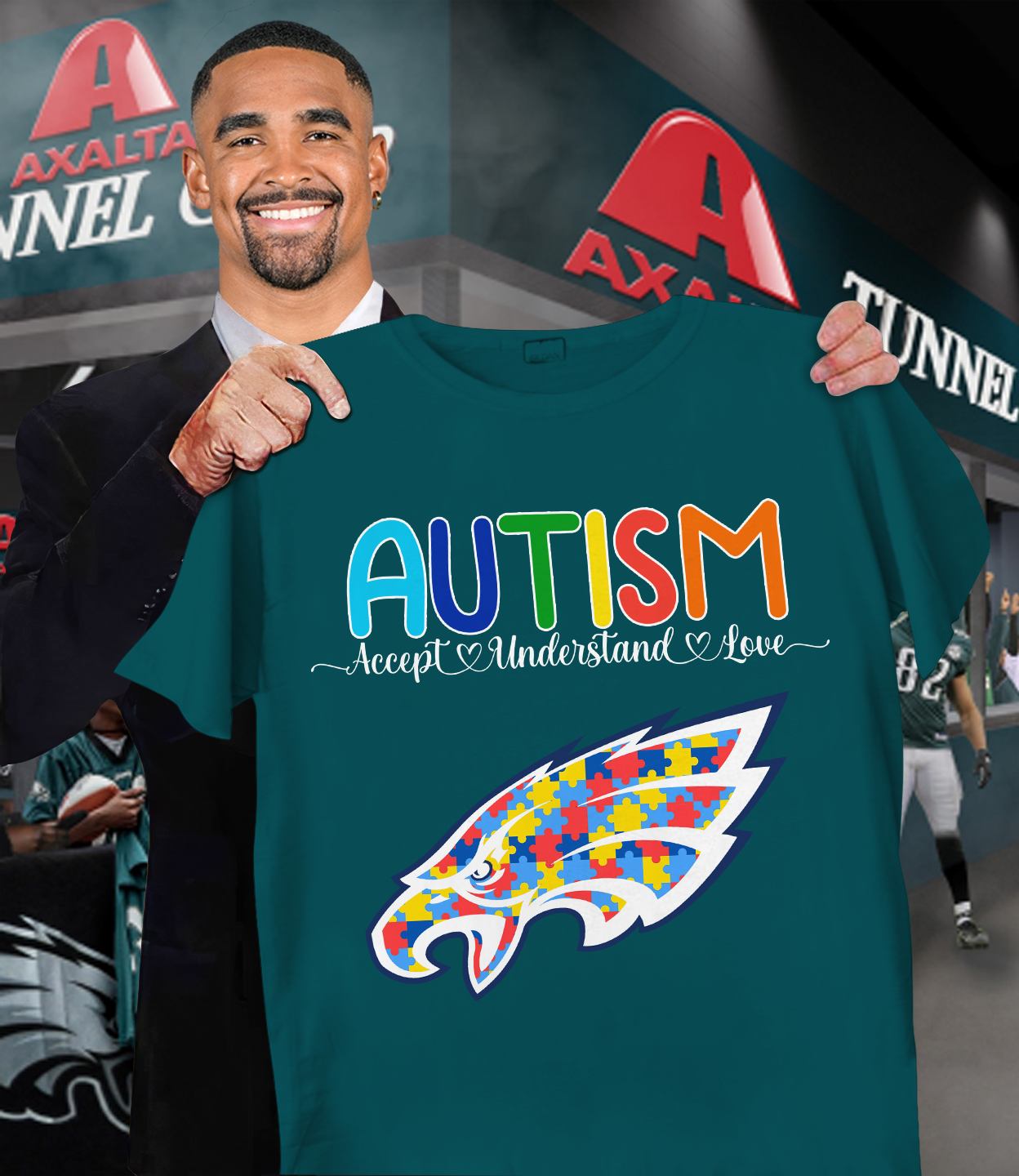 NFL Philadelphia Eagles Support Autism Shirt