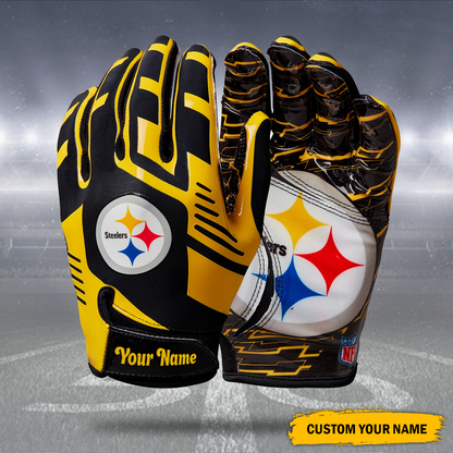 NFL 32 Team Stretch Fit Gloves Custom Name