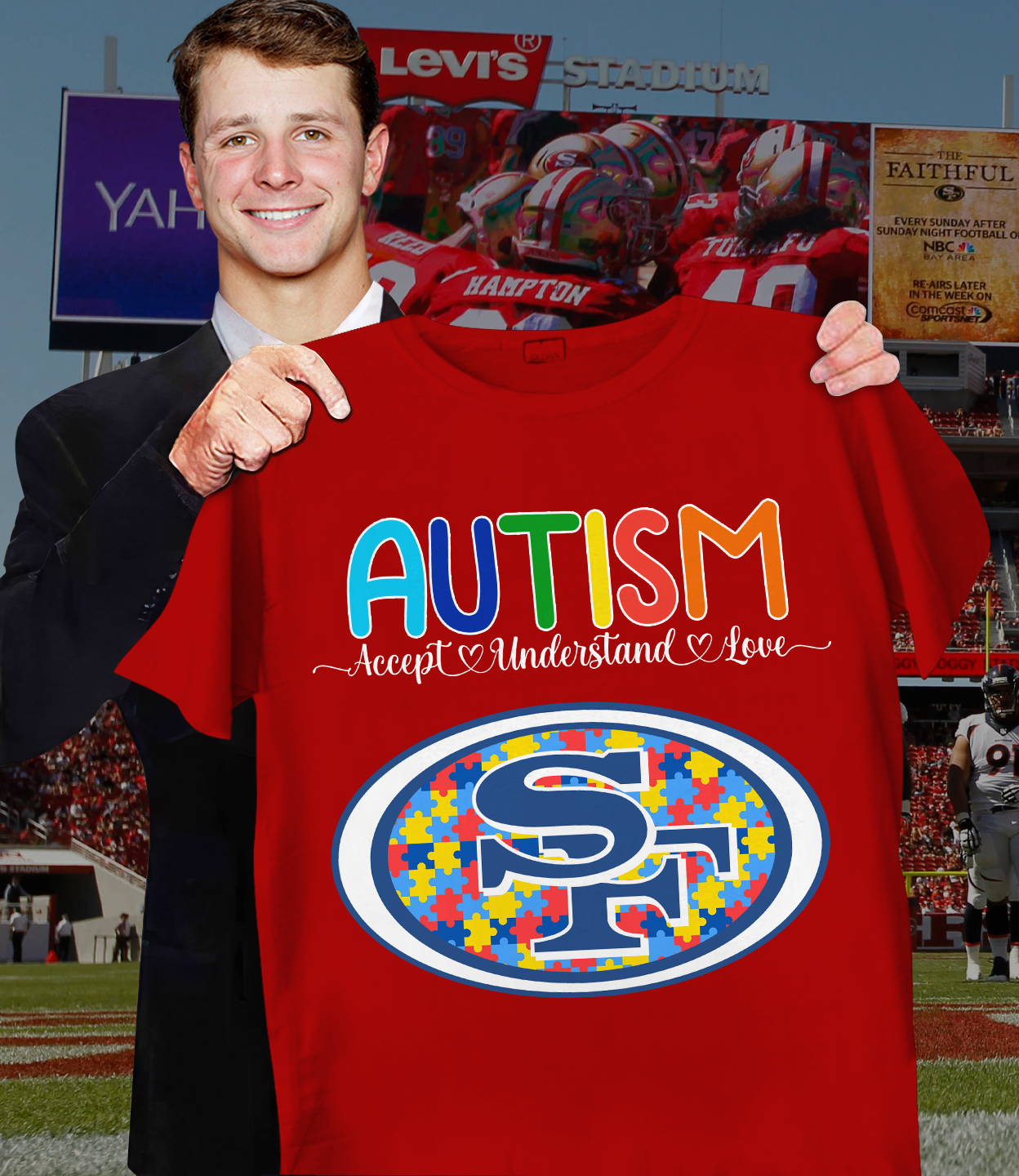 NFL San Francisco 49ers Support Autism Shirt