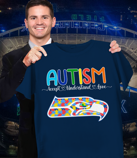 NFL Seattle Seahawks Support Autism Shirt