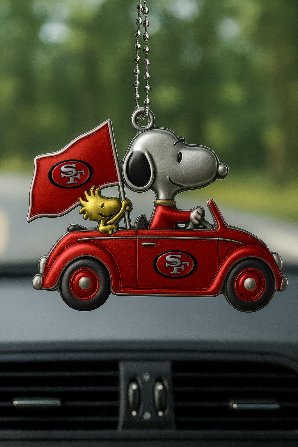 NFL SF49 x SNP V2 Premium Car Hanging Ornament DDT NTL