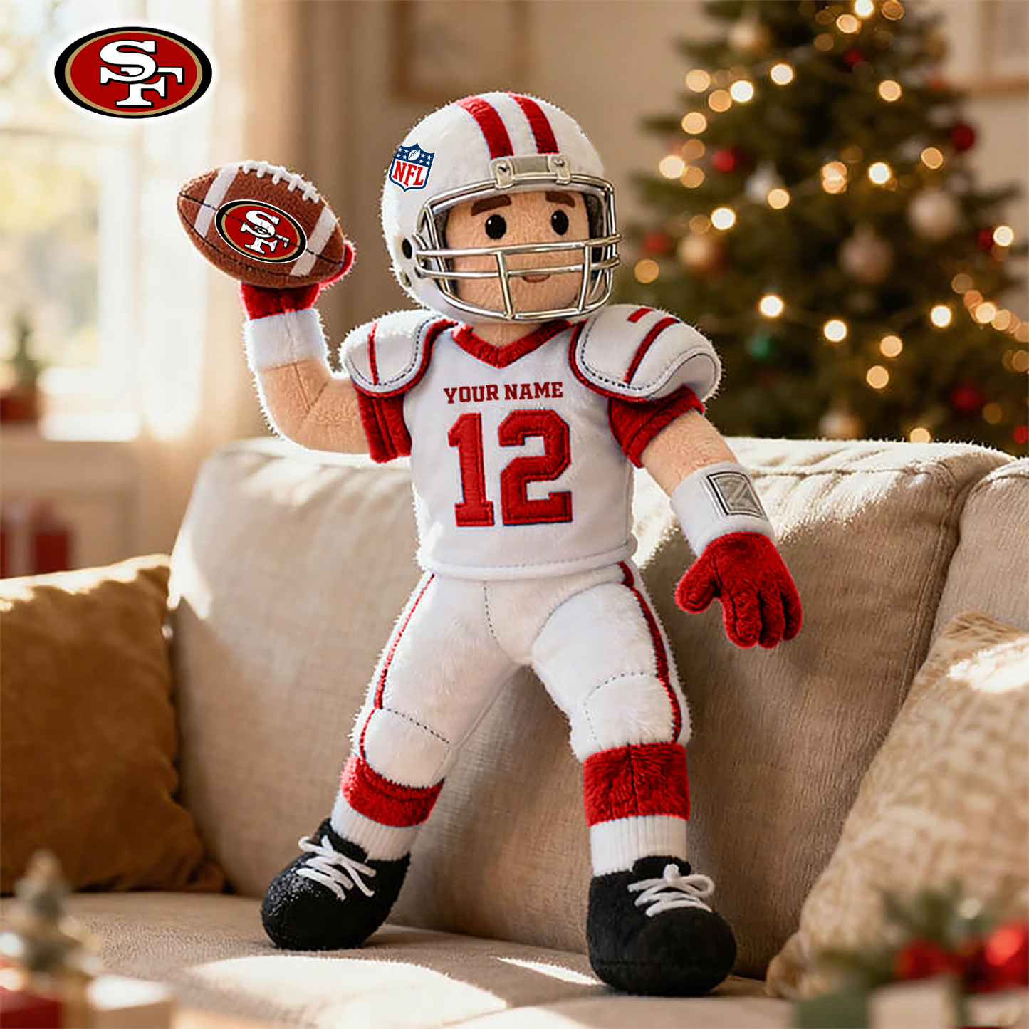 NFL SSF49 American football character-shaped pillows V1 NAK HLPHUONG