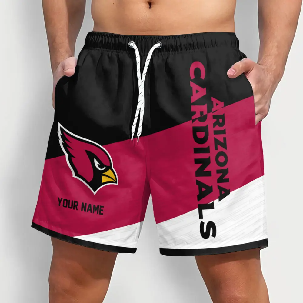 NFL x AC Colorful Men Short Pants Custom Name All Teams Gift For Fans V1 NAK NTL