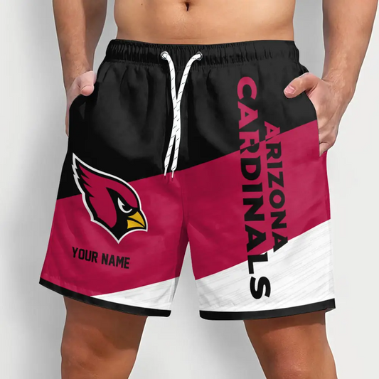 NFL x AC Colorful Men Short Pants Custom Name All Teams Gift For Fans V1 NAK NTL