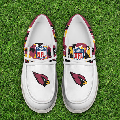 NFL x ARI Personalized Canvas Loafer Shoes HLP