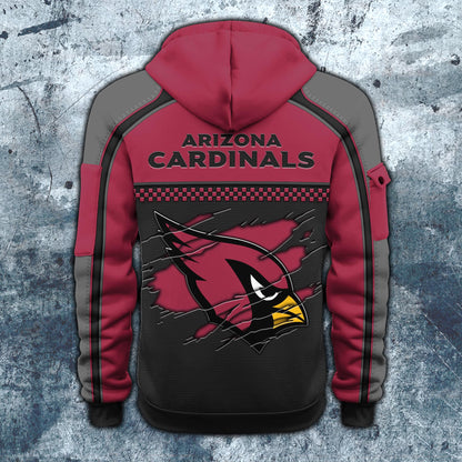 NFL x ARI Personalized Half-zip Hoodie HLP