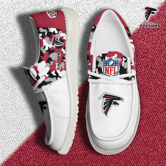 NFL x ATL Personalized Canvas Loafer Shoes HLP